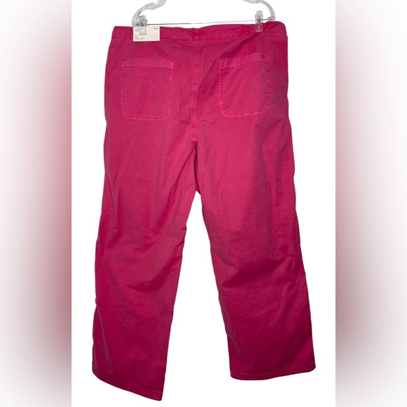 American Eagle AE Stretch Low-Rise Parachute Pant Pink Cargo XL Athleisure - Picture 5 of 16